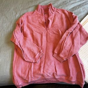 Aerie ribbed 1/4 zip